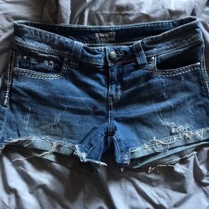 Denim shorts